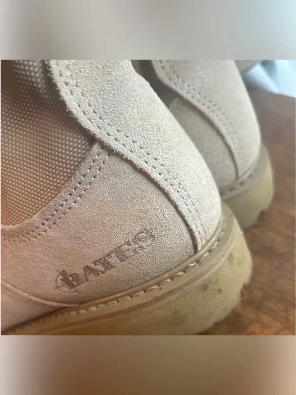Bates Men's Desert Tan Tactical Combat Boots GoreTex Vibram Military 5 Wide